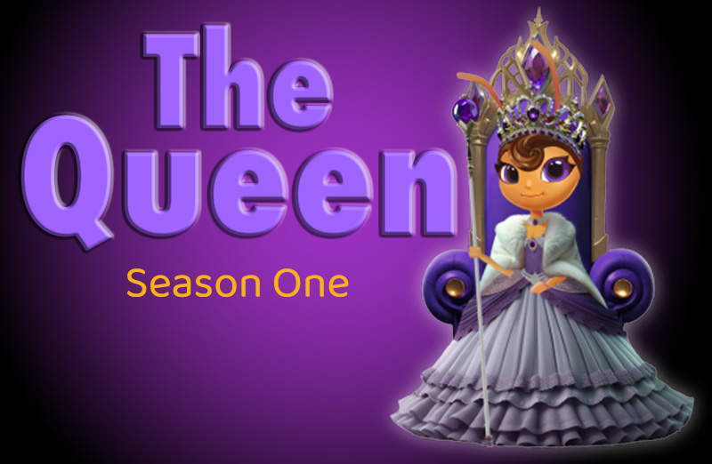 The Queen - Season One Royal Character with crown and scepter